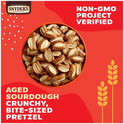 Snyder's of Hanover Pretzels, Sourdough Nibblers, Family Size 16 Oz Bag