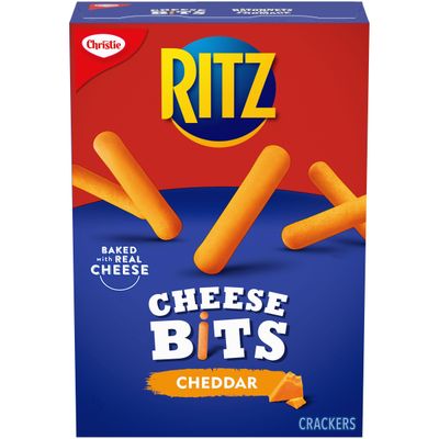 Ritz Cheese Bits Cheddar Flavoured Crackers, 200g/7 oz.,Box, {Imported from Canada}