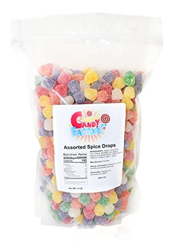 Sarah&#39;s Candy Factory Assorted Spice Drops (5 Lbs in Bag)