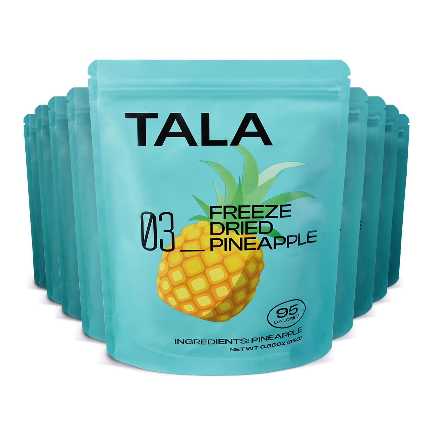 TALA, Freeze-Dried Fruit, Fruit Snack, Vegan | No Sugar Added | Pack of 10 (0.88 Ounce Each)