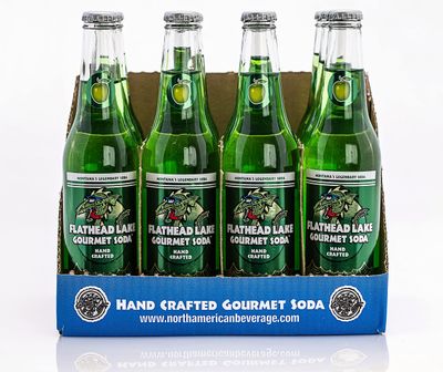 Flathead Lake Gourmet Soda Granny Apple 12-12oz Bottles