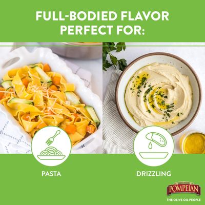 Pompeian USDA Organic Extra Virgin Olive Oil Non-Stick Cooking Spray, Full-Bodied, Perfect for Salads &amp; Pasta, Naturally Gluten Free, Non-Allergenic, Non-GMO, No Propellant, 5 FL. OZ., 3-Pack