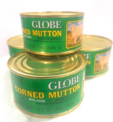 Globe Corned Mutton with Juices (Pack of 4 Tin) 11.5 Oz | HALAL