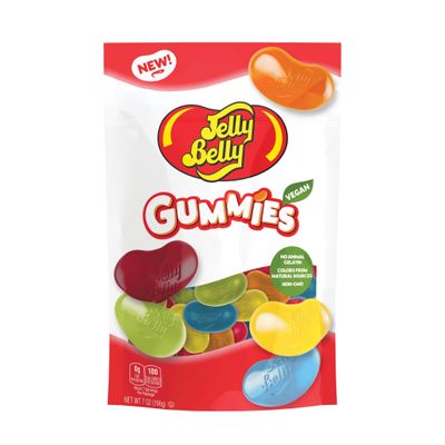 Jelly Belly Assorted Gummies, 7 Ounce Bag - 5 Assorted Flavors - Kosher, non-GMO, Vegan-Friendly Candy