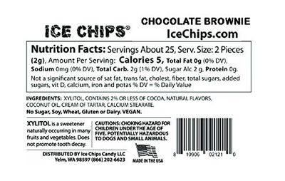 ICE CHIPS Candy 3 Pack Assortment (Chocolate Brownie, Orange Cream, Root Beer Float)