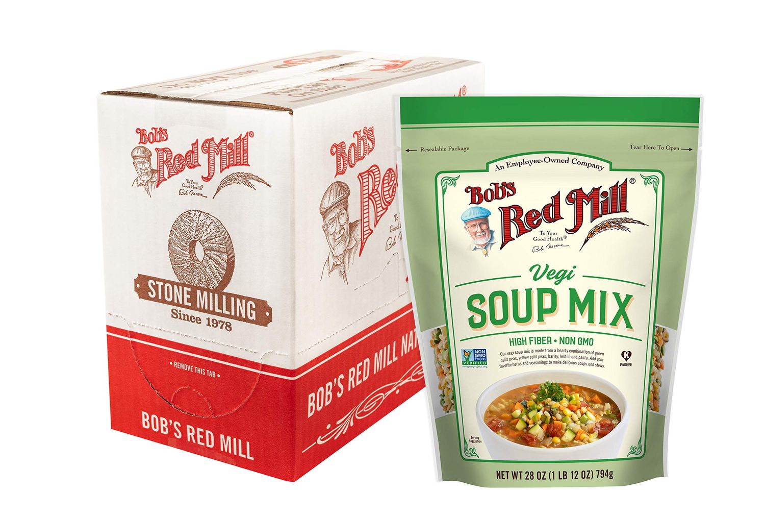 Bob&#39;s Red Mill Vegi Soup Mix, 28 Oz (4 Pack)