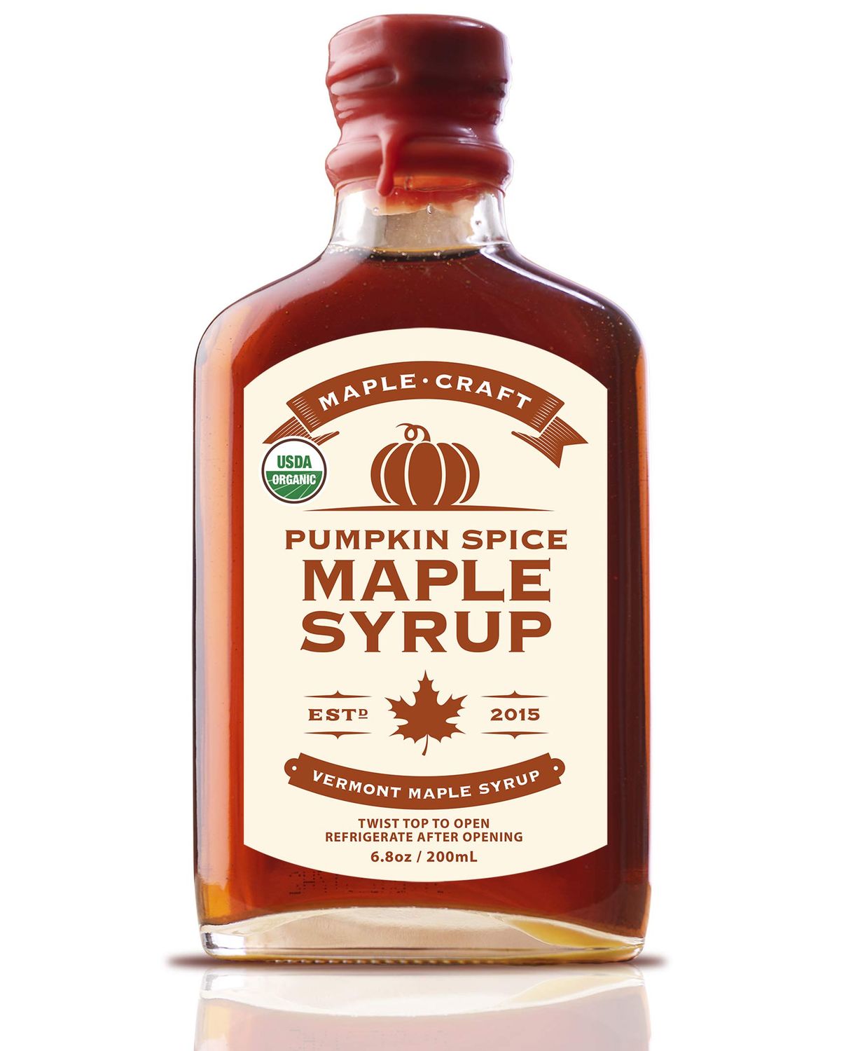 Maple Craft Foods, Pumpkin Spice Vermont Maple Syrup (Organic)