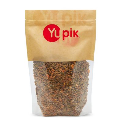 Yupik Spicy Buffalo Pumpkin Seeds, 1 lb, Kosher, GMO-Free, Roasted Seeds, Spicy Seasoning, Source of Fibre &amp; Protein, Savory Snack, Ideal for BBQ &amp; Game Night