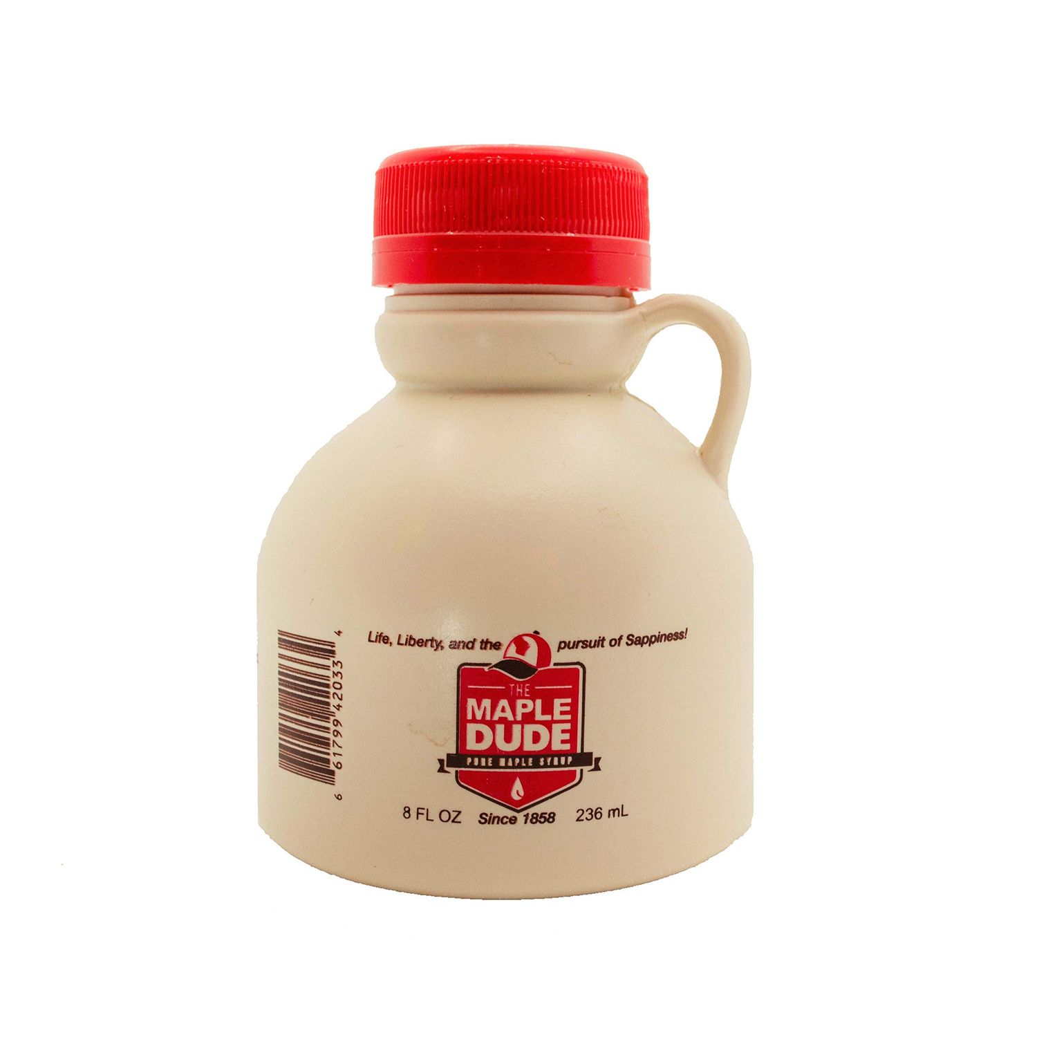 The Maple Dude - Pure Maple Syrup - (Small, 8oz - Half Pint) | Natural | Made in Wisconsin | Great for Pancakes/Waffles