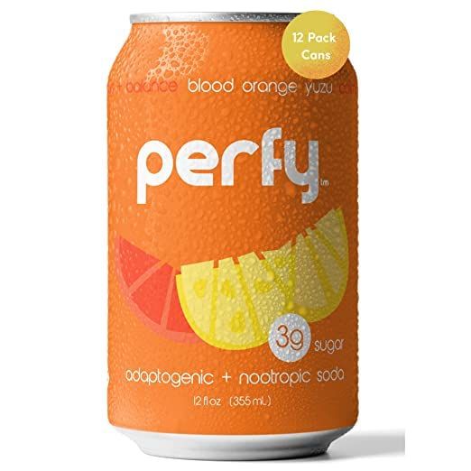 PERFY Soda Superfood Nootropic Soft Drink - 12 Pack