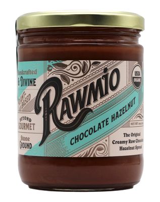 Rawmio Chocolate Hazelnut Spread, 16 oz. Jar, 16 Serving per Jar - Raw, Organic, Vegan, Gluten-Free.