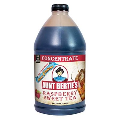 Aunt Bertie&#39;s Raspberry Sweet Tea 64 oz Jug Concentrate