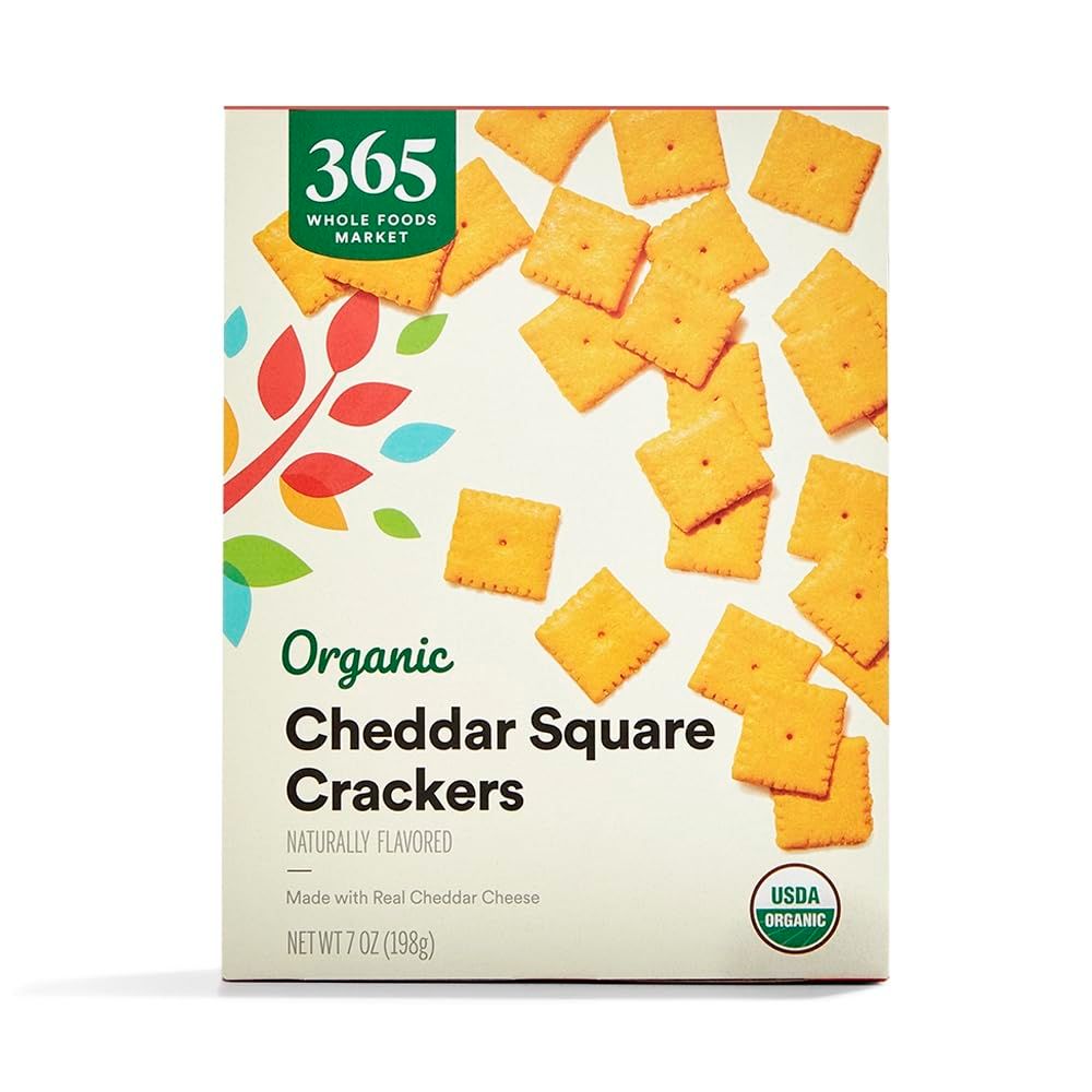 365 by Whole Foods Market, Organic Cheddar Squares, 7 Ounce
