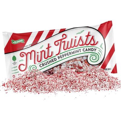 Atkinson&#39;s Mint Twists Crushed Peppermint Candy (1 Bag 8 oz)