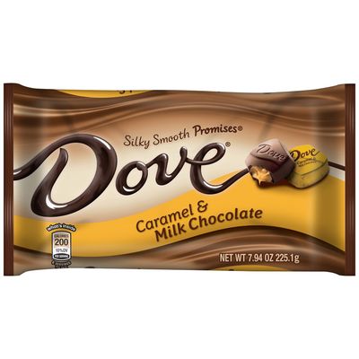 Dove Promises Caramel and Milk Chocolate Candy 7.94-Ounce Bag
