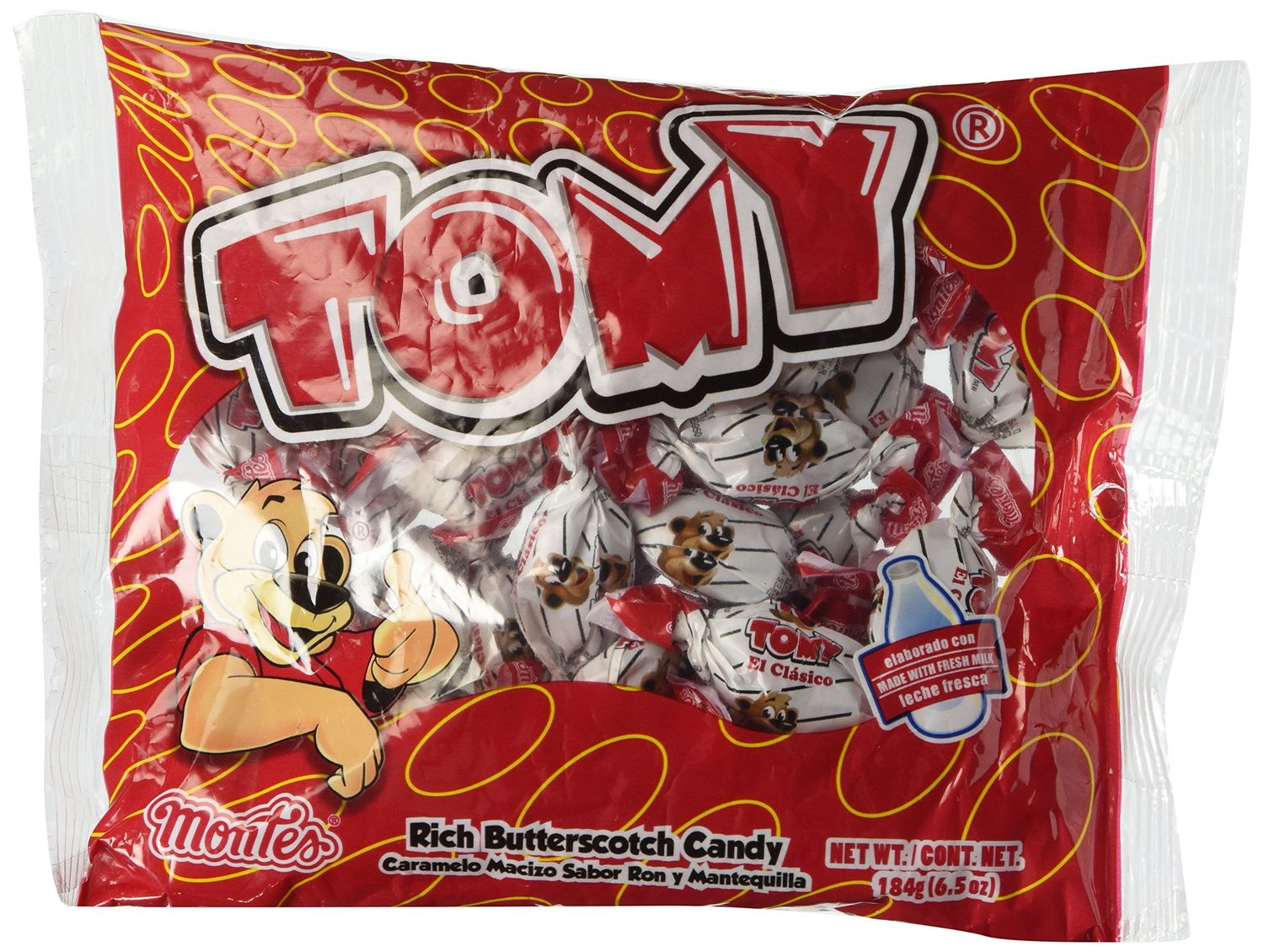 Montes Tomy Rich Butterscotch Hard Candy