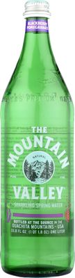 MOUNTAIN VALLEY WATER SPRKL BLKBRY PMGRNT 1 LT