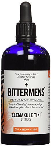 Bittermens Elemakule Tiki Bitters, 5oz - For Modern Cocktails, A Taste of the Islands; Mix in Tiki Drinks as Well as Cocktails Made with Dark Spirits