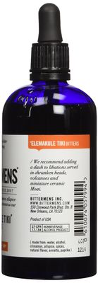 Bittermens Elemakule Tiki Bitters, 5oz - For Modern Cocktails, A Taste of the Islands; Mix in Tiki Drinks as Well as Cocktails Made with Dark Spirits