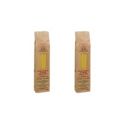 Rustichella d&#39;Abruzzo Bucatini (Pack of 2), 500g Each - Classic Italian Pasta with a Hole - Perfect for Amatriciana Sauce - Artisan Pasta from Abruzzo