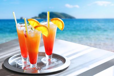 A Blend Above Sex on the Beach Drink/Wine Mix, 3 pack, Makes 1 Large Pitcher, 6 Drinks, Easy to Make, Alchohol Blend, Drink Mix, Wine Mix, Cocktail Mix, Holiday Spritzer, Perfect For Any Occasion