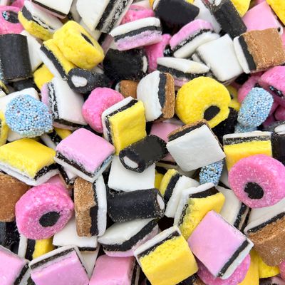Gustaf&#39;s English Licorice Allsorts Gourmet Candy, Assorted Flavors (2 Pound Bag)