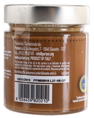 Pariani 100% Pure Unsweetened Hazelnut Paste from Italy 180 Gram