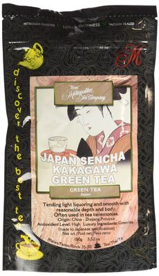 Metropolitan Tea Discovery Loose Tea Pack, Japan Sencha Green, 100gm