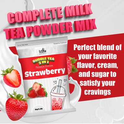 Fusion Select 2.2lb Lychee Tea Powder Flavored-3-in-1 Drink Powder with Cream & Sugar - Instant Pre-Mixed Beverage for Hot or Cold Blends or Yummy Frappes Bubble Tea, Boba Tea Lychee