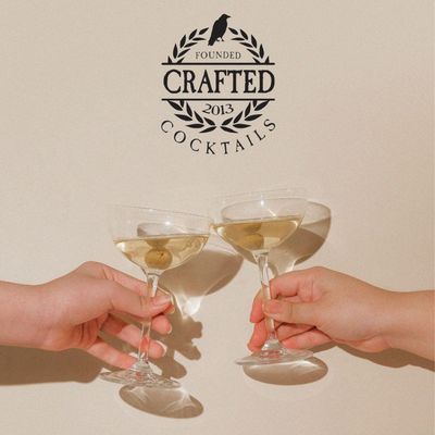 Crafted Cocktails | Premium Dirty Martini Mix | 2-Pack, 12.7 FL OZ Each | Handcrafted with Premium Ingredients | Bartender-Approved for Perfectly Balanced Cocktails