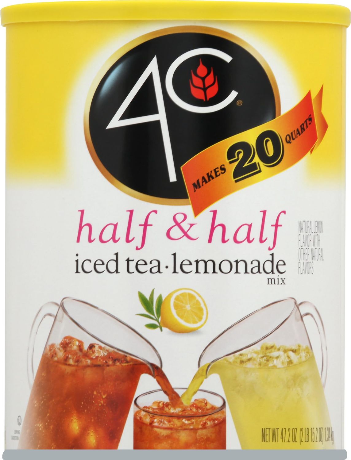 4C Half and Half Iced Tea and Lemonade