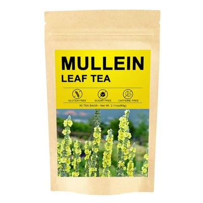 Mullein Leaf Tea bags, Mullein Leaves, Mullein Leaf 30 Tea Bags.