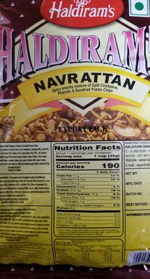 HALDIRAM'S NAVRATTAN MIX. 400G