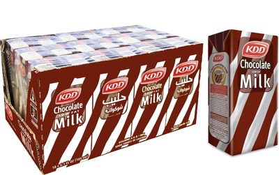 KDD Chocolate Flavored Milk 180ML (18 PACK)