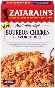 Zatarain&#39;s Bourbon Chicken Flavored Rice 8 oz ( 3 Pack)