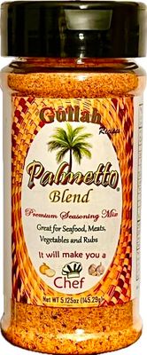 Palmetto Blend Premium Seasoning Mix | Single | 5.13oz | All Natural | All Purpose | 7 Herbs and Spices | Great for Seafood, Meats, Vegetables and Rubs