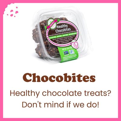 Alyssas Chocobites  Gluten Free Cookies, Healthy Snacks from the Bakery  Sugar Free Soft Cookies, Low Carb, Keto Protein Snacks  Gluten Free Snacks for Kids  8 Cookies per box, 1 Pack