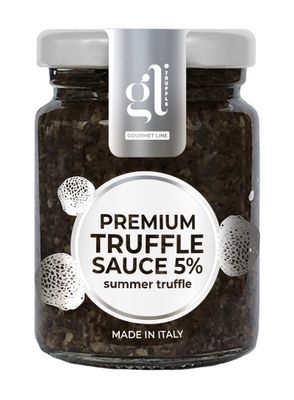 Premium Minced Black Truffle Sauce (180 g) (6.4 oz), Larger Size, Salsa Tartufata, Black Truffle Pate, truffle zest, An Indulgent Delight from Italy by GL Truffle Gourmet LIne