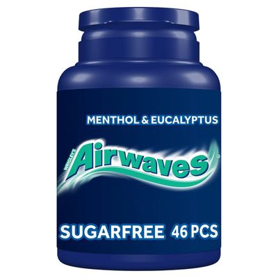 Wrigley&#39;s Airwaves Menthol And Eucalyptus Bottle, 64 g