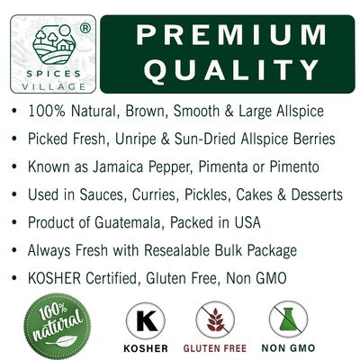 SPICES VILLAGE Allspice Berries Whole (8 oz)