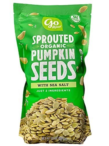 Pumpkin Seeds with Sea Salt, Sprouted &amp; Organic, 22 oz. Bag | Keto | Vegan | Gluten Free Snacks | Superfood