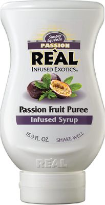 Passion Rel Infused Exotics, Passion Fruit Puree Infused Syrup, 16.9 FL OZ Squeezable Bottle (Pack of 3)