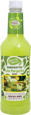 Master of Mixes Margarita Lite Drink Mix, Ready To Use, 1 Liter Bottle (33.8 Fl Oz), Individually Boxed