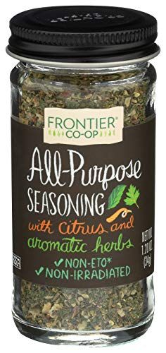 Frontier Co-op All-Purpose Salt-Free Everyday Spice Blend, 1.2 Ounce Jar, Great on Veggies, Fish, Chicken and More, Vegan