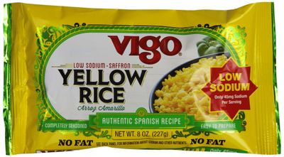 Vigo Low Sodium Yellow Rice, 8-Ounce (Pack of 12)