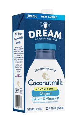 Coconut Dream Enriched Coconut Drink, Original Unsweetened, 32 Oz (Pack of 6)