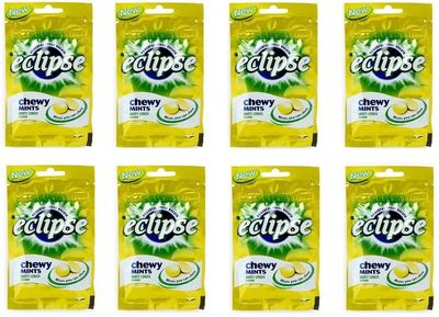 Wrigley&#39;s - Eclipse Lemon Chewy Mints Powerful Fresh Breath x 8 packs