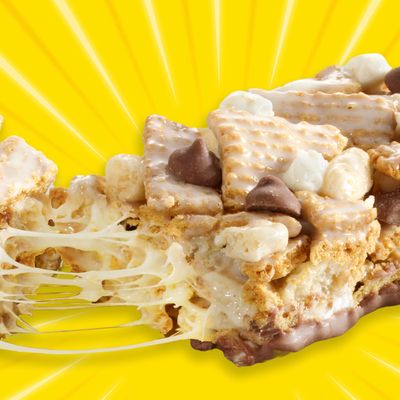 Golden Grahams Smores Treat Bars, King Size, 2.1 Oz, 12 Count (Pack of 8)