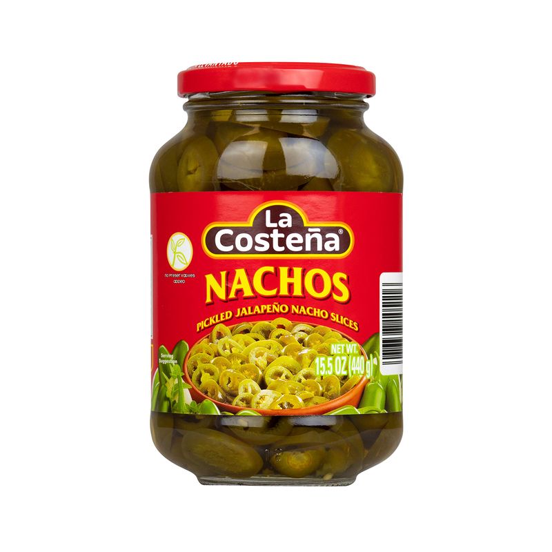 La Costena Pickled Jalapeno Nacho Slices (Case of 12)