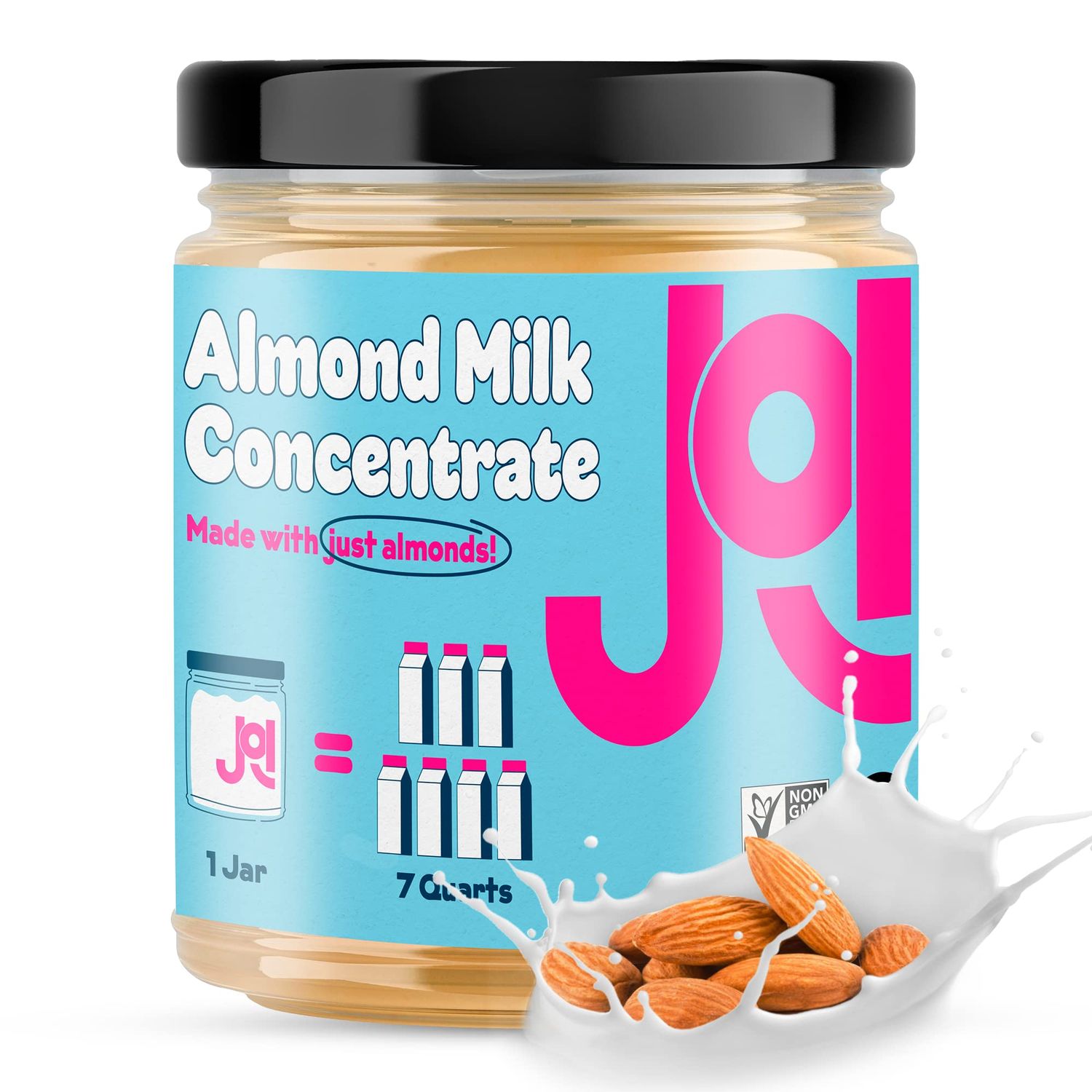 Almond Milk Unsweetened Concentrate by JOI - 27 Servings - 15 oz